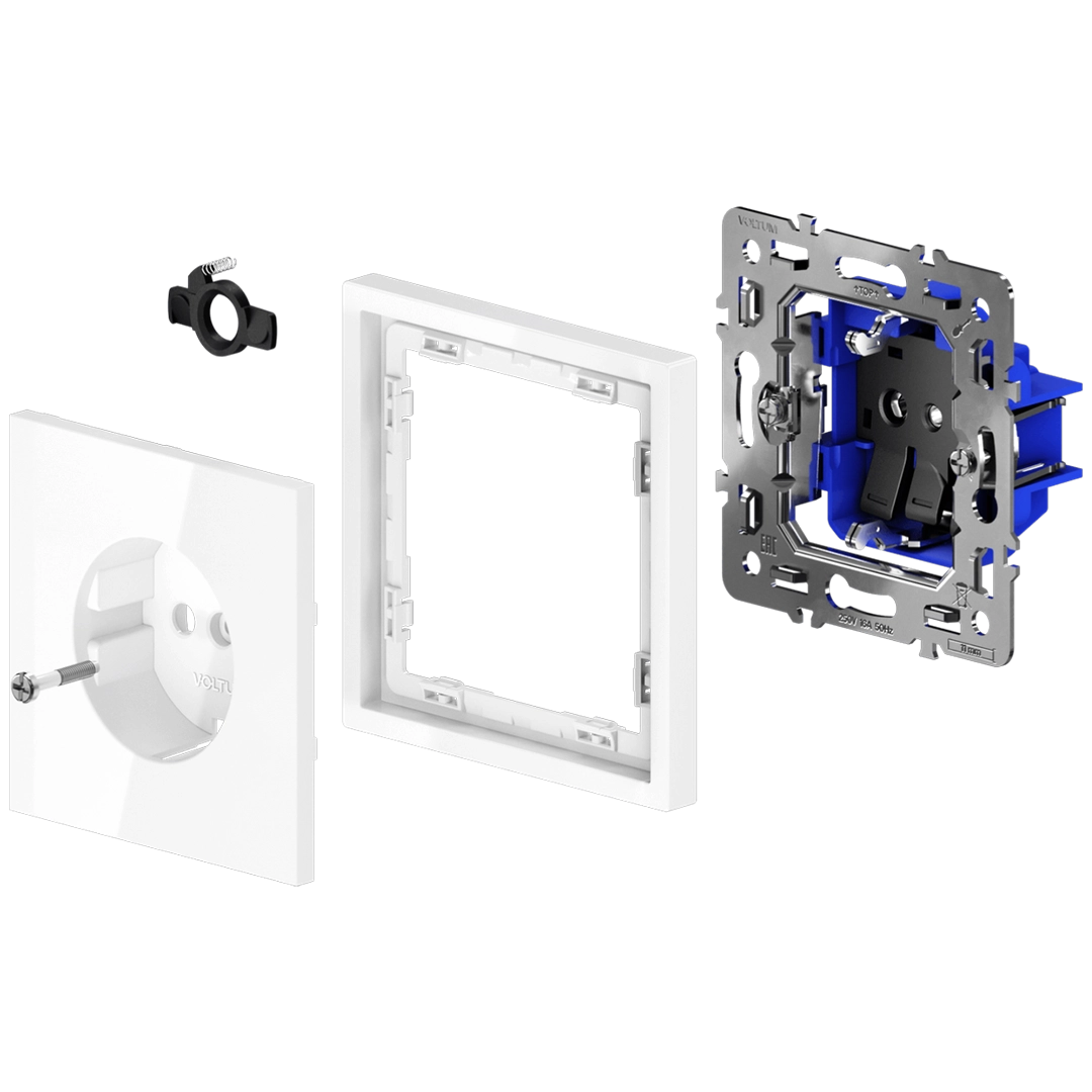 Устройство встраиваемых розеток и выключателей - механизм